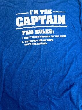 The Boathouse "I'm the Captain" T-Shirt